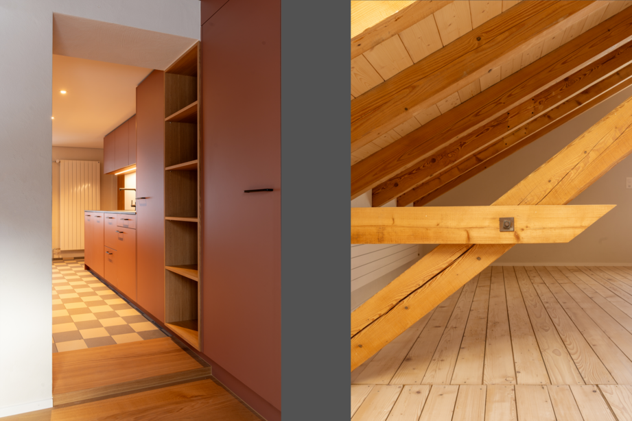 Küchendetail in Eiche