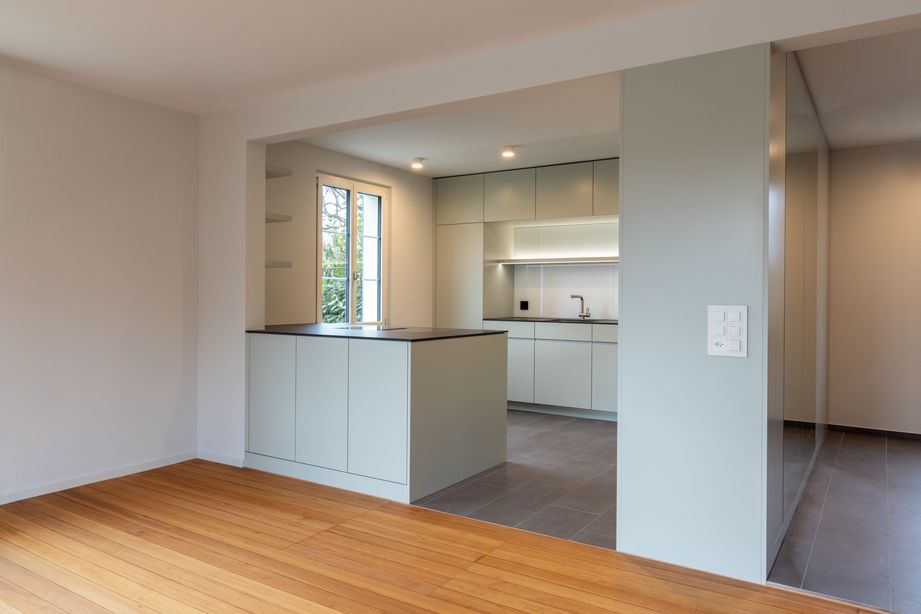 Küche mit Fenix  Kunstharzfronten