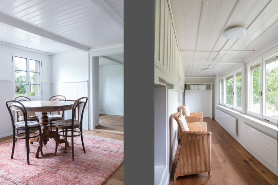 sanierung von alter bestehender laube